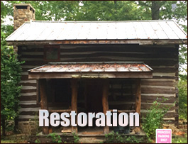 Historic Log Cabin Restoration  Seaview, Virginia